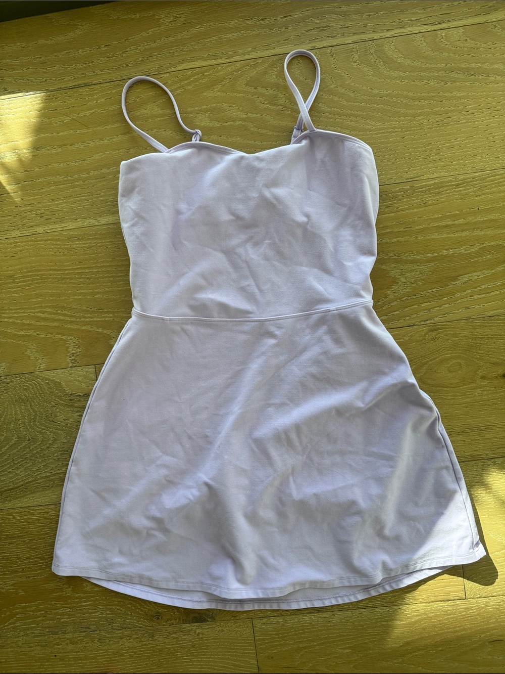 ALO Yoga Lavender Spaghetti-Strap Tennis Dress - Picture 2 of 3